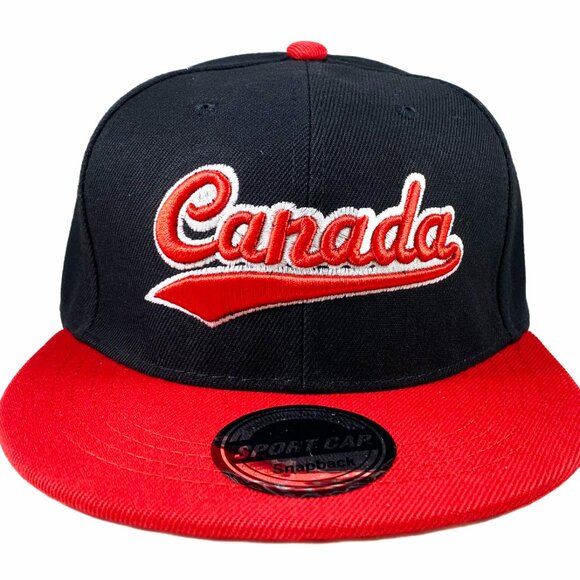 Brand New Embroidered Canadian Baseball Hat/Cap,Adjustable Sports Hat(1010 Black - Picture 2 of 5